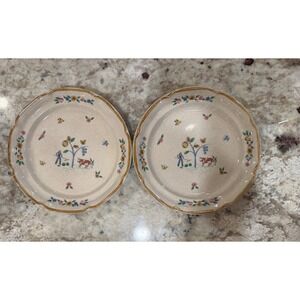 Vintage farmhouse International Heartland 7774 salad Plate set of 2 N2.2